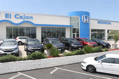 Honda el cajon - Honda of El Cajon address, phone numbers, hours, dealer reviews, map, directions and dealer inventory in El Cajon, CA. Find a new car in the 92020 area and get a free, no obligation price quote. 